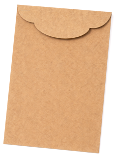 Kraft kartička na perníček 17 × 11 cm – balení 5 ks 🤎