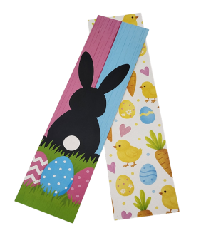 Kartička „Velikonoční zajíček č.3“ 24 × 6,5 cm – 25 ks/balení