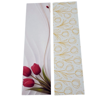 Kartička „ Tulipán" (24 × 6,5 cm)– 25 ks/balení